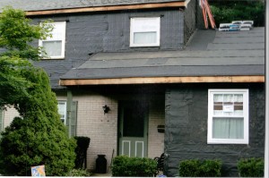 roof & siding before installation